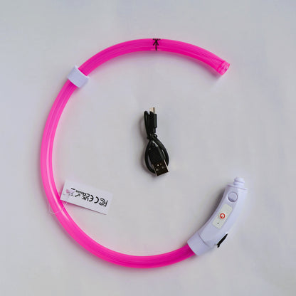 Collar LED Tubular para perrito