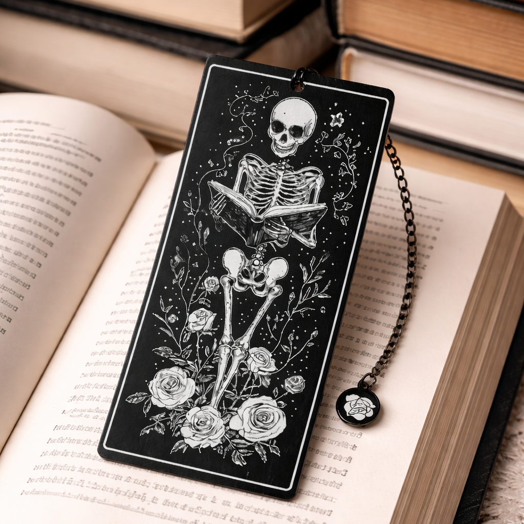 Marcador de páginas de Calavera