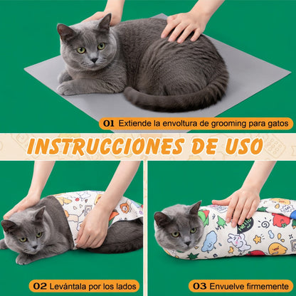 Wrap grooming para gatos