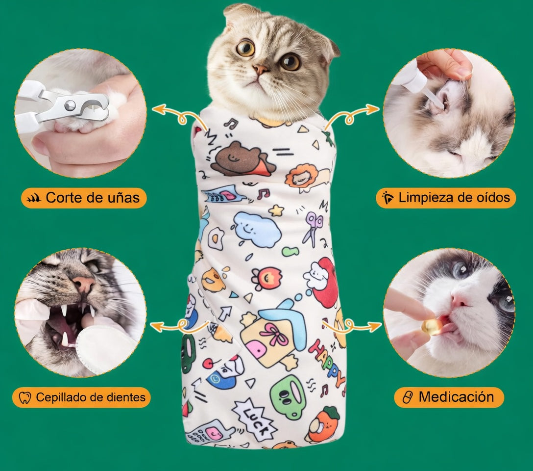Wrap grooming para gatos